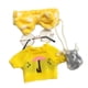 thumbnail image 5 of Ropa Y Accesorios De Mu?eca Suave Para Mu?ecas De Peluche De 25 ~ 30 Cm Amarillo, 5 of 5