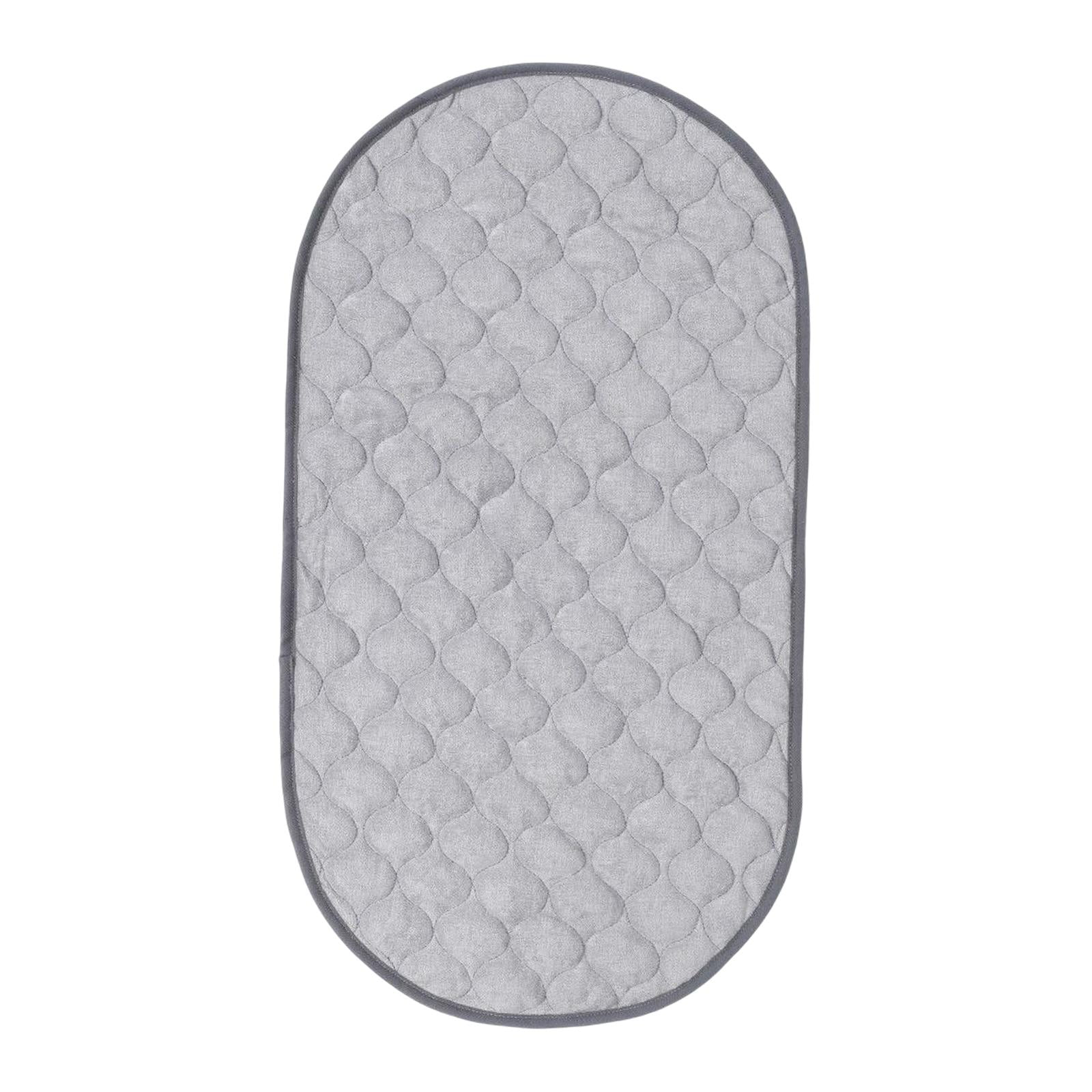 Magideal - Cambiador Portátil, Cambiador De Viaje Plegable Para Bebé, Almohadil Urinaria Infantil, Cambiador De Pañales Impermeable Para Viajar A Casa Al Aire Oval