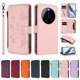 thumbnail image 3 of Funda Cartera Mariposa para [Xiaomi 17 Ultra] con Soporte y Cremallera Rosa, 3 of 6