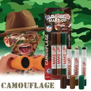Maquillaje Temático Camuflaje Instant 3 Colores