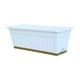 thumbnail image 1 of Caja de ventanas Schelter Flower Pot de planta Rectángulo Caja de plantería con agujeros de drenaje para jardín de guardería Patio de vegetales Césped Blanco, 1 of 5