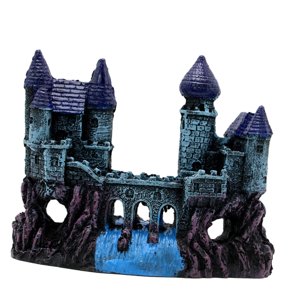 Ioensy - Decoración De Castillo De Resina Para Acuario, Pecera, Adorno De Castillo Escondido Para Acuario, Estilo B