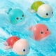 thumbnail image 1 of Juguetes de baño para bebés, paquete de 4 divertidos juguetes de baño para bebés, tortugas nadadoras y delfines, juguetes sensoriales para bebés, niños y niñas de 6 meses en adelante., 1 of 6