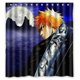 thumbnail image 1 of Cortina de ducha de anime The Bleach con ganchos, tamaño 66 x 72 pulgadas, 1 of 3