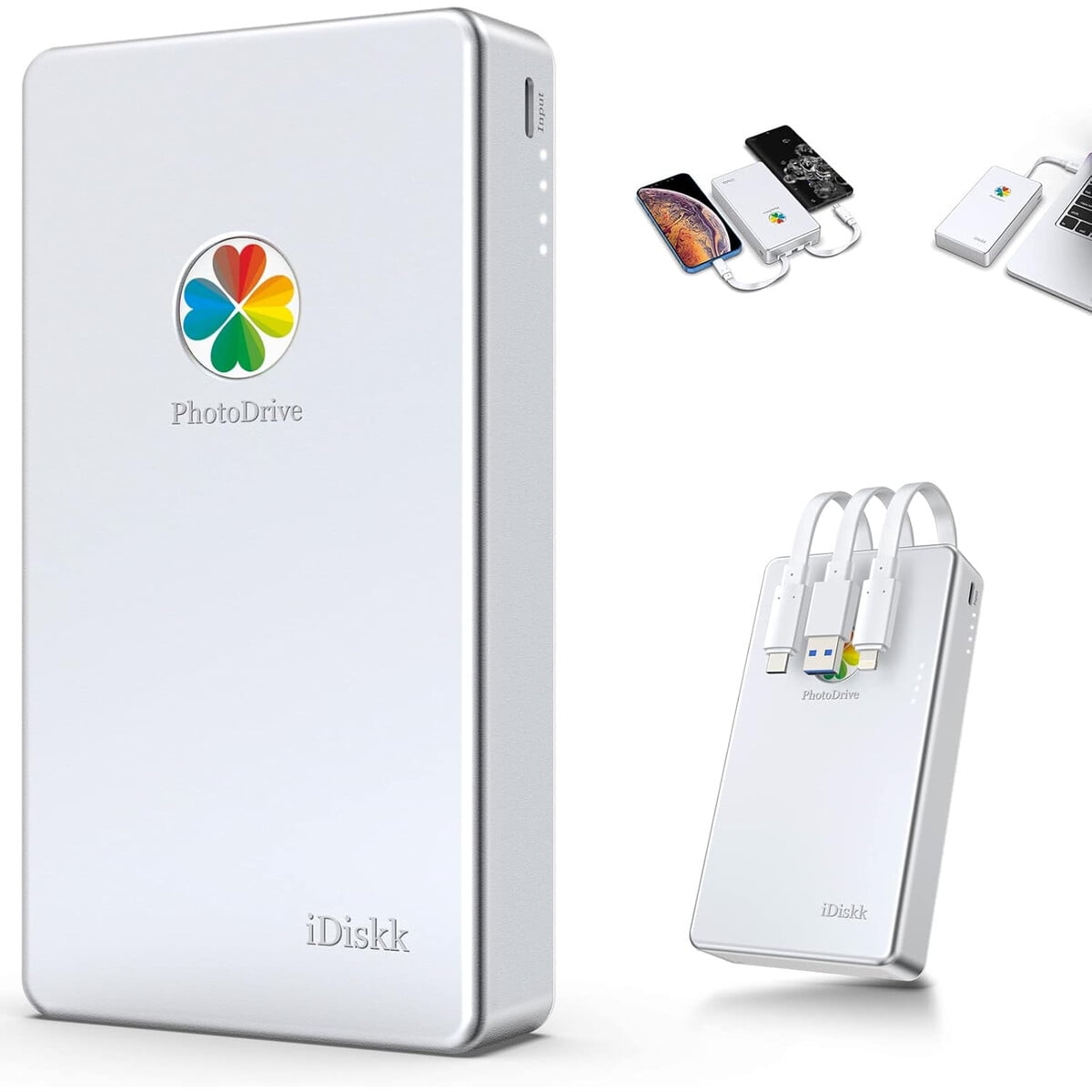 Idiskk Direct - Disco Duro Externo Idiskk 2tb Mfi Usb 3.0 Batería Iphone Ipad