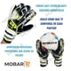 thumbnail image 2 of Guantes Arquero Portero Talla 9 DRB Striker Con Ferulas V/B, 2 of 3
