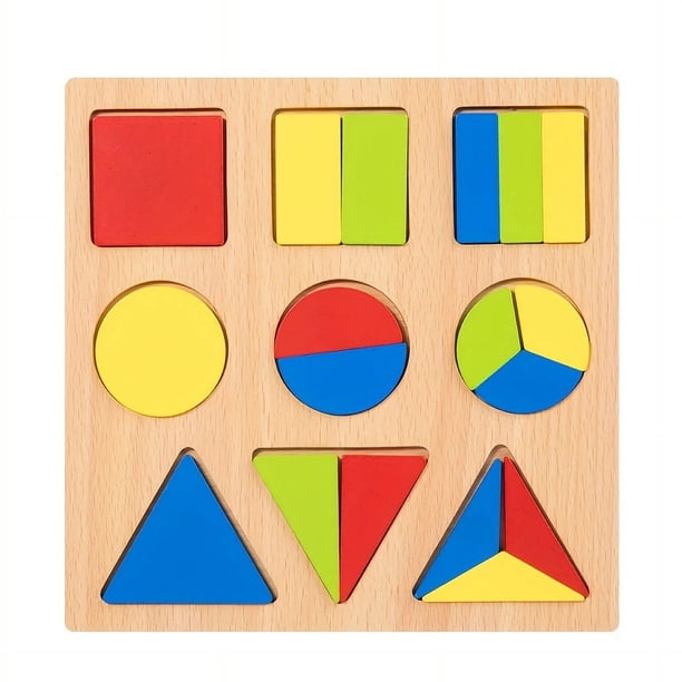 Puzzles For Toddlers, Wooden Alphabet Number Shape ABC Name Puzzles Toys For Kids, Montessori Preschool Educational Gift Learning Letter Puzzles Toys