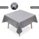 thumbnail image 2 of Mantel De Hule Mesa Cuadrada Diseño Liso 140x140cm gris, 2 of 3