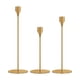 thumbnail image 3 of Taper Candle Holders Tall Home Decor Juego De 3 Candelabros Decorativos De Latón, 3 of 5