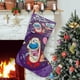 thumbnail image 1 of Ren y Stimpy Tema: Calcetines de Navidad, fino lino blanco para colgar en escaleras y chimenea, decoración navideña para el hogar, regalo de Navidad. 45cm × 32cm, 1 of 5