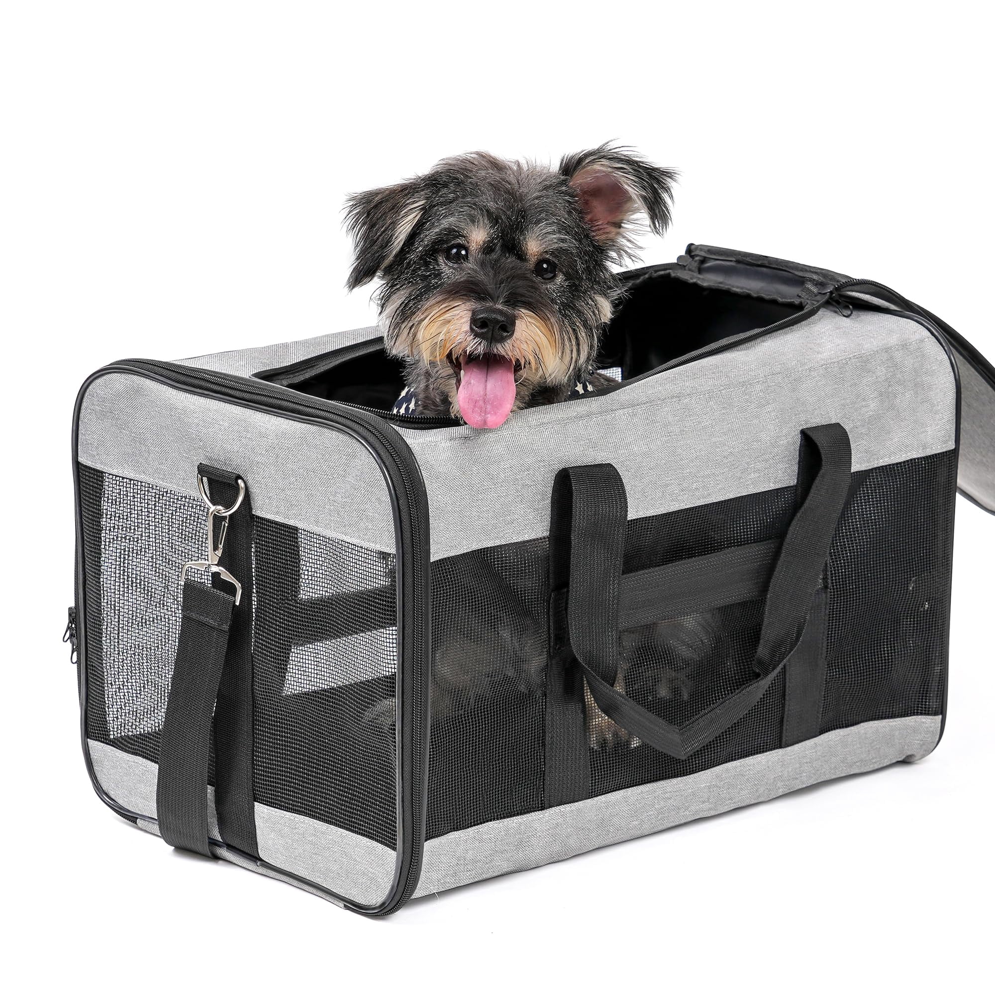 Transportadora Para Perros Conlun Grande 51 X 30 X 30 Cm Para Mascotas De Hasta 10 Kg