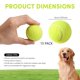 thumbnail image 4 of Pelotas de tenis para perros ZIYIZE, 15 unidades, mini pelotas de 5 cm, 4 of 7