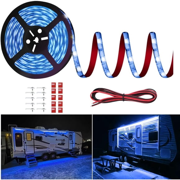 Luz Toldo RV Vbakor LMT65WB0 6 m 20 ft 12 V Azul IP65
