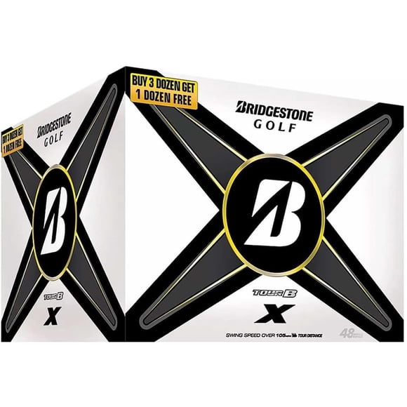 Pelota de golf Bridgestone Tour B X Quadfecta de generación anterior