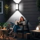 thumbnail image 3 of Aplique Exterior LED DUGWRY 24W IP65 Negro 6000K Impermeable, 3 of 3