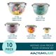 thumbnail image 2 of Rachael Ray Juego de 10 Recipientes Transparentes/Gris para Almacenamiento de Alimentos, 2 of 9