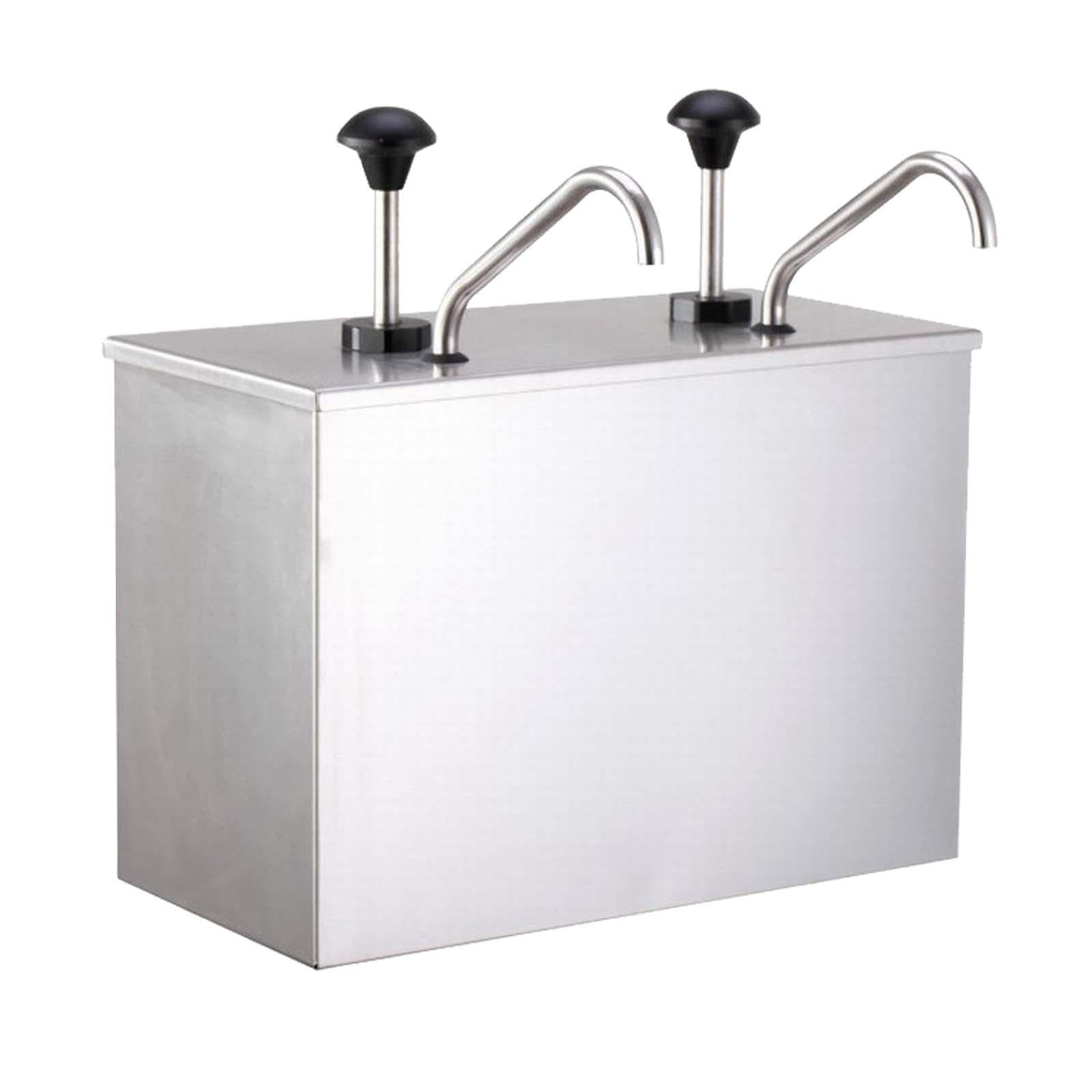 Magideal - Bomba Dispensadora De ,dispensador De Bomba De Jarabe De Ketchup,acero Inoxidable Fácil De Limpiar,dispensador De Bomba De Condimento De Cubo