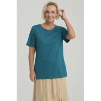 Fashionspark - Polera Mujer Con Tachas Petróleo