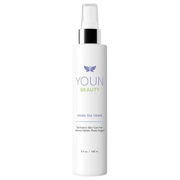 Bruma facial Toner YOUN Beauty con té verde, 180 ml, sin alcohol