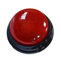 Magideal - Botón De Sonido Botón De Voz Interactividad Juguete Para Niños, Botón De Efecto De Sonido Con Luz Para Niños, Niños Niñas, Niños Rojo