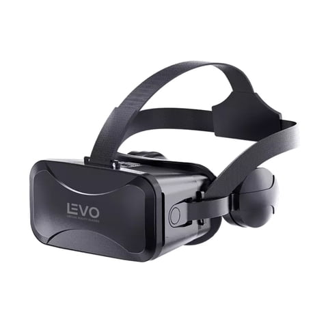 Lentes De Realidad Virtual Vr Box Ultra + Audífonos Levo