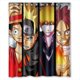 thumbnail image 1 of Cortina de ducha de Naruto Bleach One Piece Dragon Ball, juego de cortina de baño con ganchos, tamaño 60 x 72 pulgadas, 1 of 3
