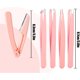 thumbnail image 2 of Set de Pinzas Muzioiernsu Acero Inoxidable Rosa 11 Piezas, 2 of 3