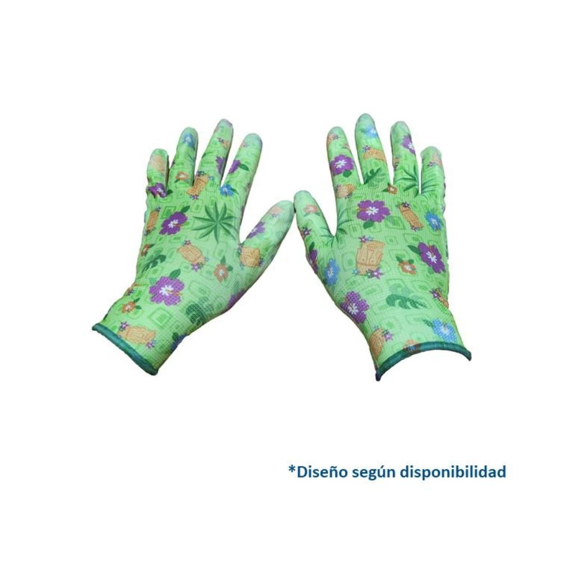 Lioi - Guante Jardíneria Talla Única Diseños Flores