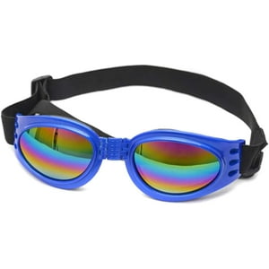 Defensor - Lentes (Gafas) De Sol Uv. Perro Mascotas Mediana A Grandes, Color Azul