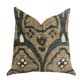 thumbnail image 1 of Cojín Plutus Brands Tulip Zen Green Taupe de doble cara, 1 of 2