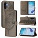 thumbnail image 4 of Funda Cartera Mariposa Para Samsung Galaxy A56 5g Con Soporte Y Ranuras Para Tarjetas Gris, 4 of 5
