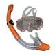 thumbnail image 4 of Máscara de buceo con esnórquel, con cubierta para la nariz, equipo de esnórquel a prueba de fugas para adultos, máscara de natación para buceo bajo el Naranja, 4 of 5