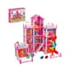 thumbnail image 3 of Juguete Casa De Muñecas 256 Piezas 3 Pisos Rosado Infantil, 3 of 3
