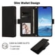 thumbnail image 5 of Funda Billetera Delgada para Samsung Galaxy A34 5G con Ranuras y Soporte Negro, 5 of 6