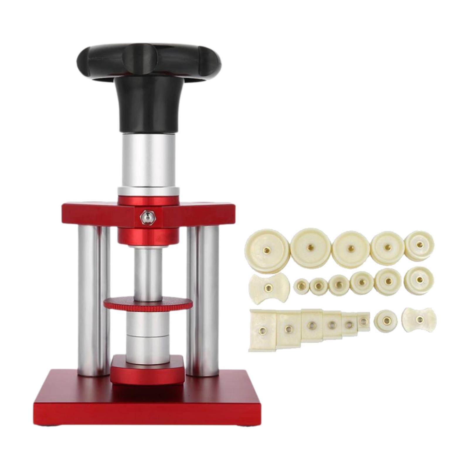 Ioensy - Herramienta De Prensa De Reloj Para Principiantes Para Cerrar La Cubierta, Práctica Herramienta De Reparación De Relojes Con Troqueles