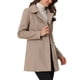thumbnail image 4 of INSPIRE CHIC Abrigo de Mujer con Cuello Peter Pan Doble Botonadura Trinchera de Invierno Abrigo Pea Beige Oscuro M, 4 of 6
