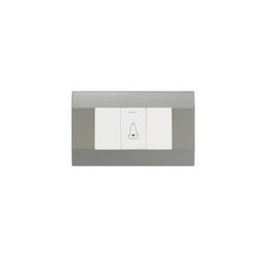 Art Dna - Pulsador Timbre Teclón 10A Plata K-P03