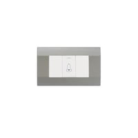 Art Dna - Pulsador Timbre Teclón 10A Plata K-P03