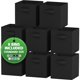 thumbnail image 1 of Storage Cube Bins Tela Plegable Juego De 8 Unidades Color Negro, 1 of 7