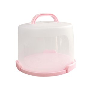 Bothyi - Portador De Pasteles Con Tapa Y Asa, Caja De Pasteles Portátil Para Picnic, Frutas, Camping, 10 Pulgadas