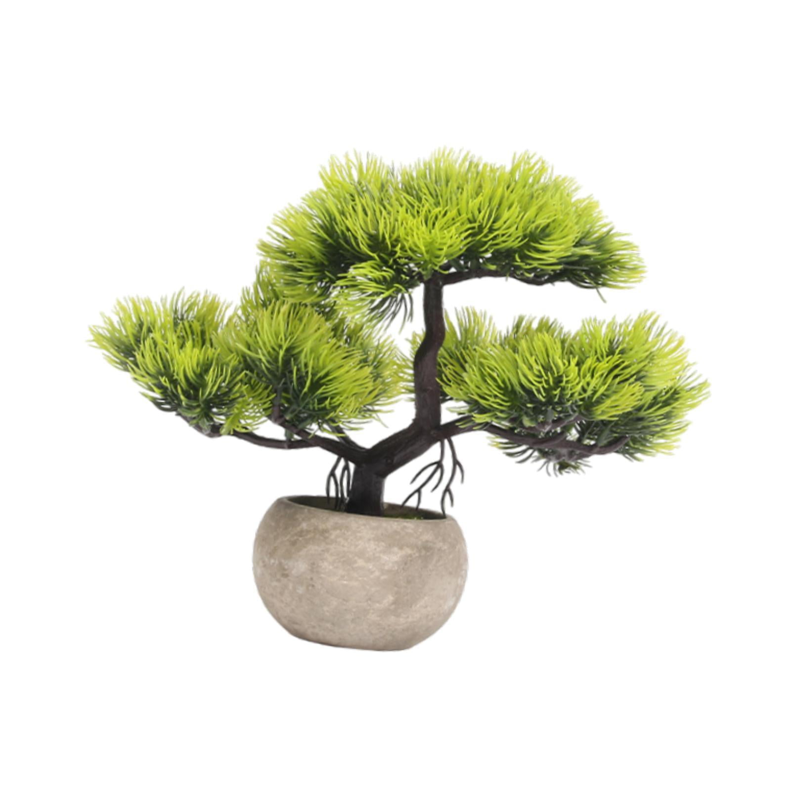 Magideal - Bonsái Artificial, Colección De Árboles Bonsái Falsos, Obras De Arte, Plantas Artificiales, Vegetación, Bonsái, Pequeñas Plantas Falsas Para Verde Claro