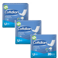 Aposito Cotidian 3 Pqte De 20 Und