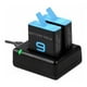 thumbnail image 1 of Cargador Batería Gopro Hero 10 Doble Certificado +cable, 1 of 4