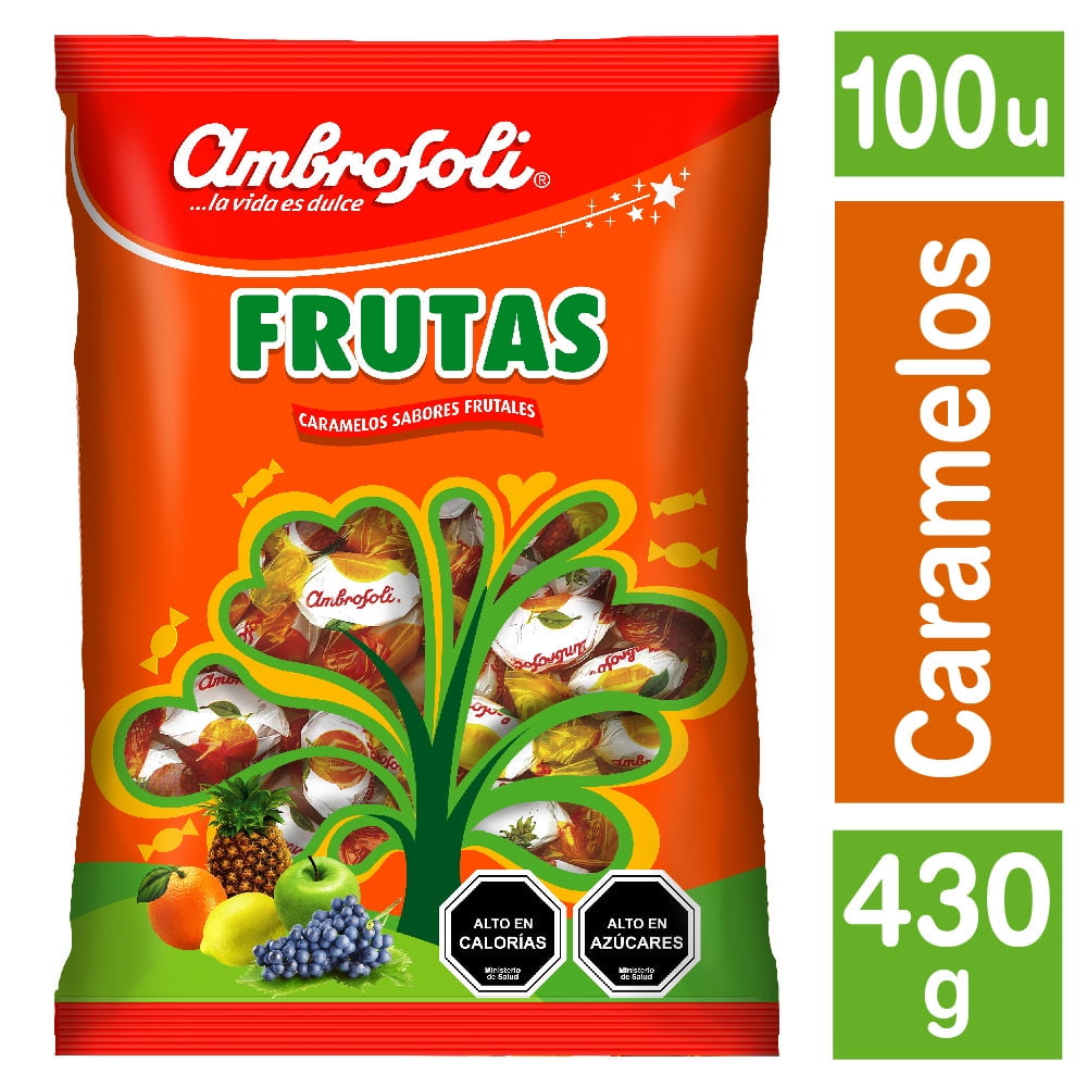 Caramelos Frutas 430 g Ambrosoli