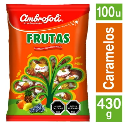 Caramelos Frutas 430 G Ambrosoli