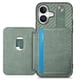 thumbnail image 4 of Funda Billetera Tejida para iPhone 16 Plus con Soporte y Tarjetero Verde, 4 of 4