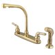 thumbnail image 1 of Grifo de cocina Kingston Brass Magellan de 20 cm, arco alto con rociador, 1 of 2