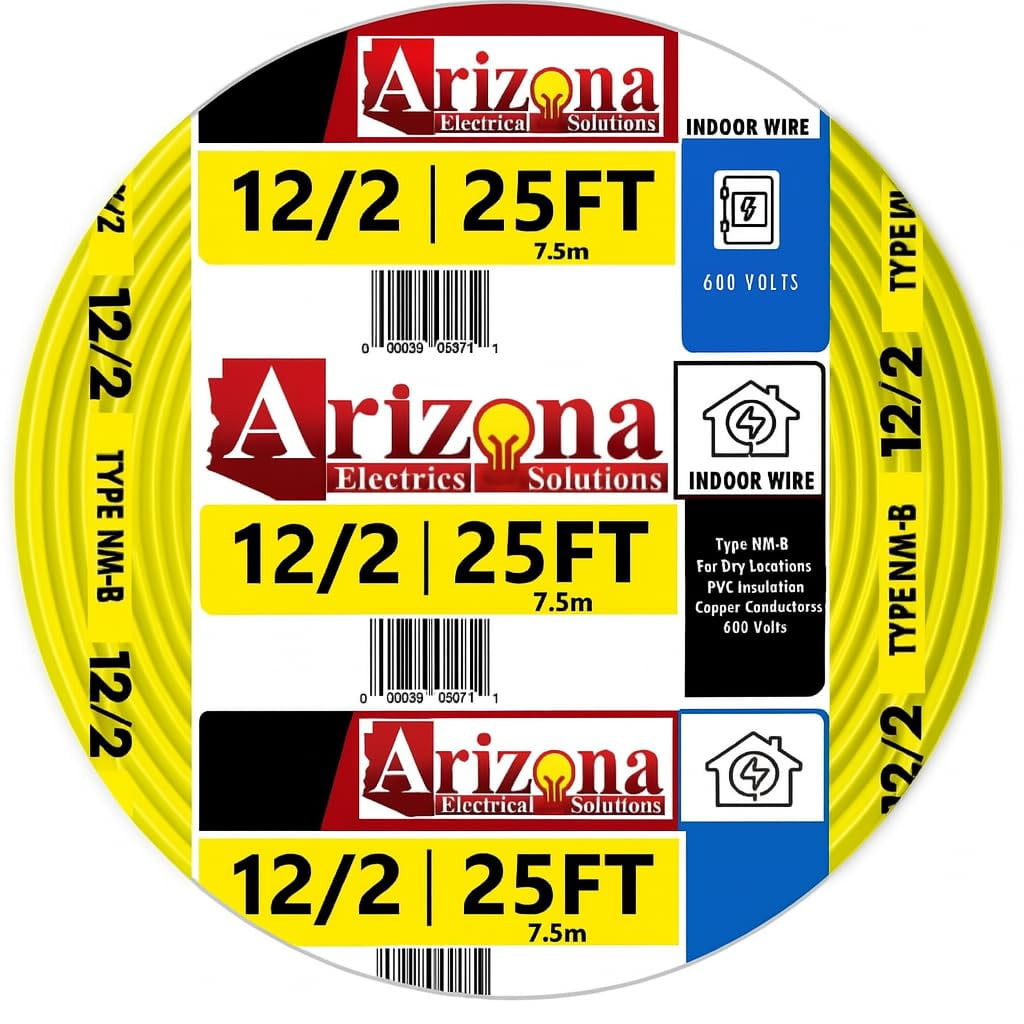 Cable Arizona Electrical Solutions, 25 Pies, 12/2, Tipo Nm-b, Cobre