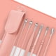 thumbnail image 1 of 6Pcs Ear Cleaner Wax Removal Tool Earpick Stick Springs Reusable Cleaning Earwax Spoon Swab Stainless Steel Ear Cure Health Kits, 1 of 3
