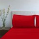 thumbnail image 2 of Juego de Sábanas Liso Rojo 2 Plaza 200 Hilos, 2 of 3